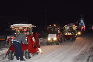Decorated Golf Carts drive along golf course streets deploying their carts for all to see in Huntley at the Pryor Creek Golf Course in the 1st Annual Golf Cart Pa-Looza & Parade.